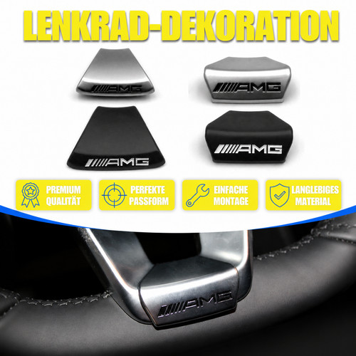 Lenkrad metallaufkleber amg - lenkrad,
