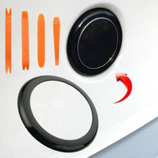 Glanz Schwarz Heck Emblem