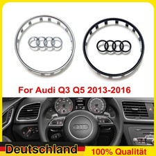 Emblem Schwarz Silber Rahmen