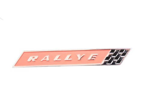 Emblem rallye mit - rallye, jacketflag